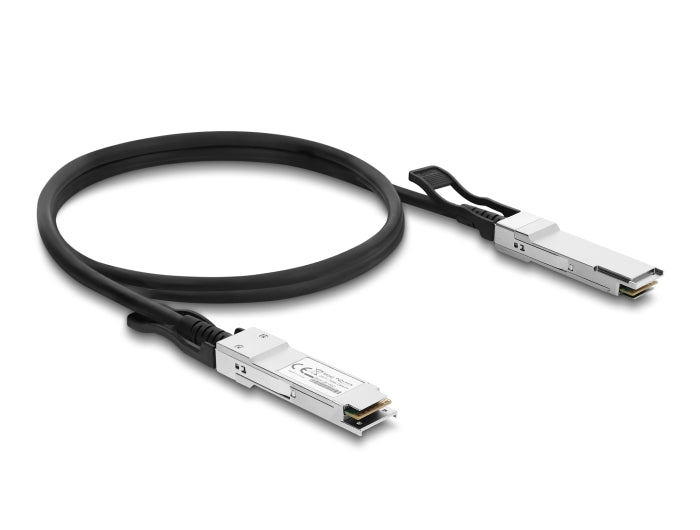 Delock 84242 Twinax Cable Qsfp+ Male To Qsfp+ Male 40 Gbps 2 M