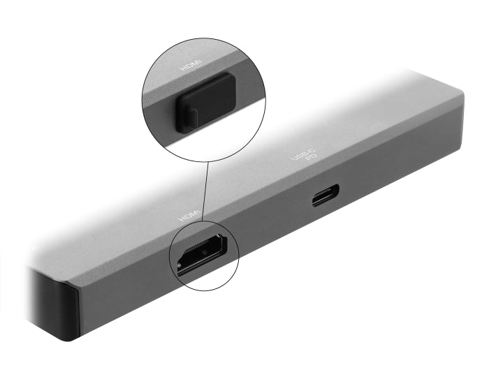 Delock 87465 Dust Cover For Hdmi-A Female 10 Pieces Silicone Black