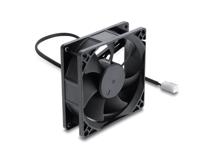 Delock 67446 Axial Fan 48 V Dc, 80 X 80 X 25 Mm With 2 Pin Fan Connector Female