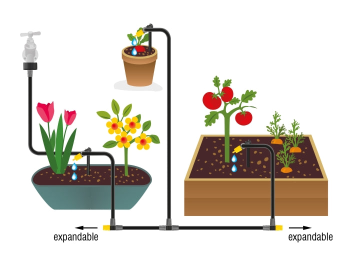 Delock 20999 Micro Drip Set For Pots Drip Irrigation Kit For Potted Plants