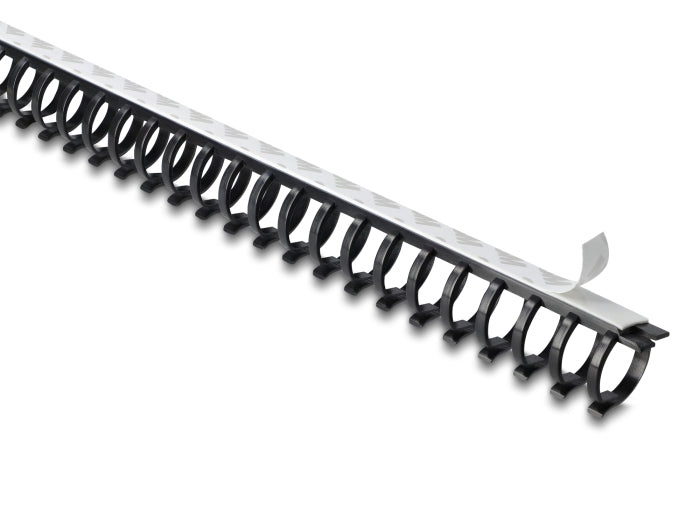 Delock 22075 Cable Duct Flexible Self-Adhesive Screwable 25 X 26 Mm, 50 Cm Long
