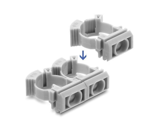 Delock 22069 Cable Holder With Locking Clip For 16 Mm Cable Protection Sleeve