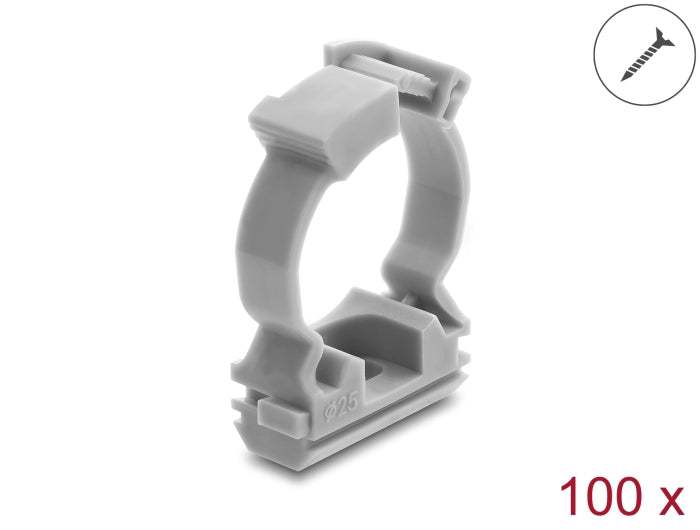 Delock 22071 Conduit Holder With Locking Clip 25 Mm Cable Protection Sleeve