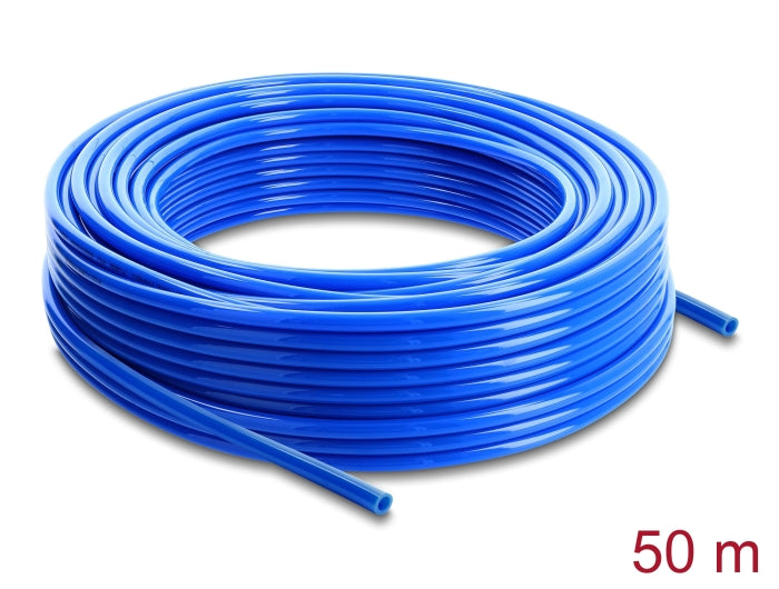 Delock 60863 Pneumatic Hose 8 X 5 Mm 50 M Roll Blue
