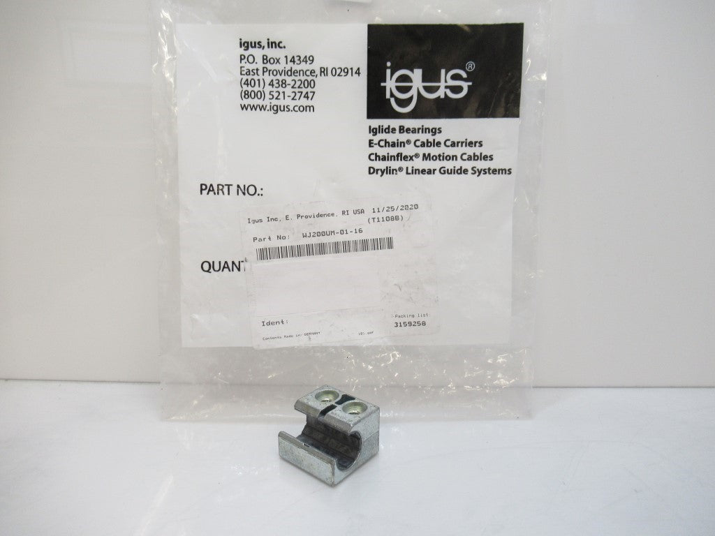 Igus WJ200UM-01-16 Drylin W/ Pillow Block