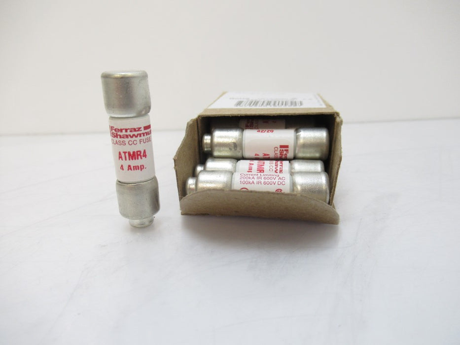 ATMR4 Mersen Ferraz Shawmut Fuse 4 A, Fast-Acting, Class CC, Sold Per Pack Of 10