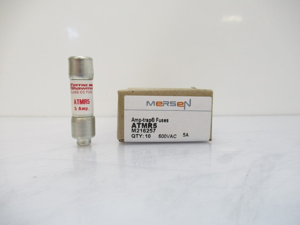 Mersen Ferraz Shawmut ATMR5 Fuse, Fast Acting Class CC, Pack Of 10