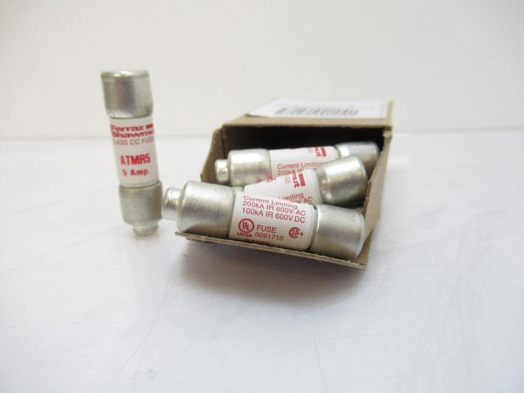 Mersen Ferraz Shawmut ATMR5 Fuse, Fast Acting Class CC, Pack Of 10