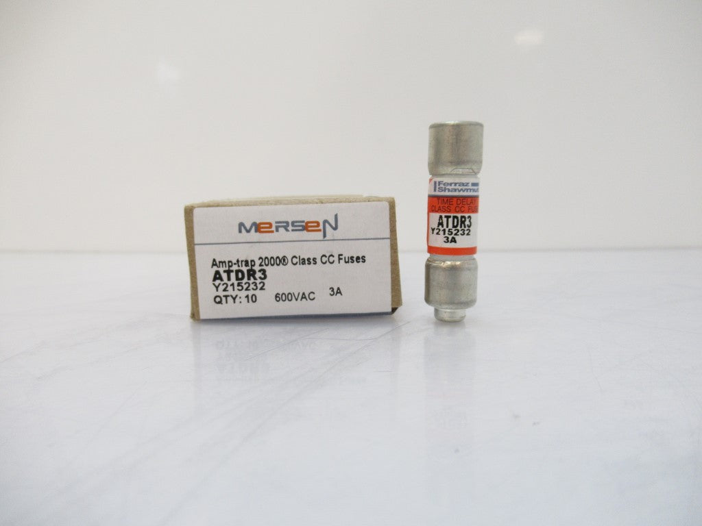 Mersen Ferraz Shawmut ATDR3 Fuse Time-Delay Class CC, Lot Of 10