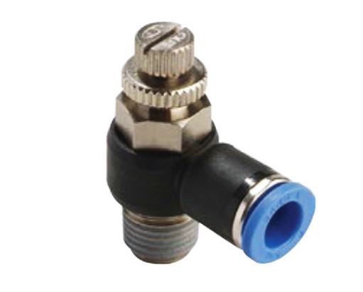 Sang-A GNSE 1004 Flow Control Elbow, 10mm Hose, 1/2 Thread