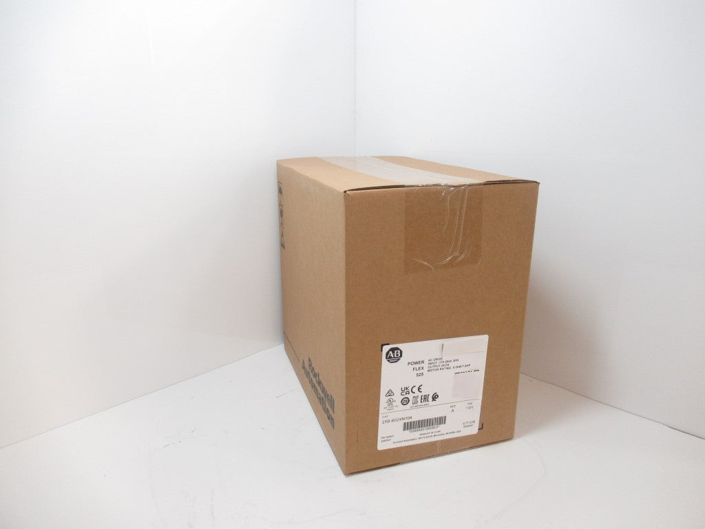 Allen Bradley 25B-B024N104 PowerFlex 525, AC Drive, 24A, 7.5 HP, Ser A, Surplus