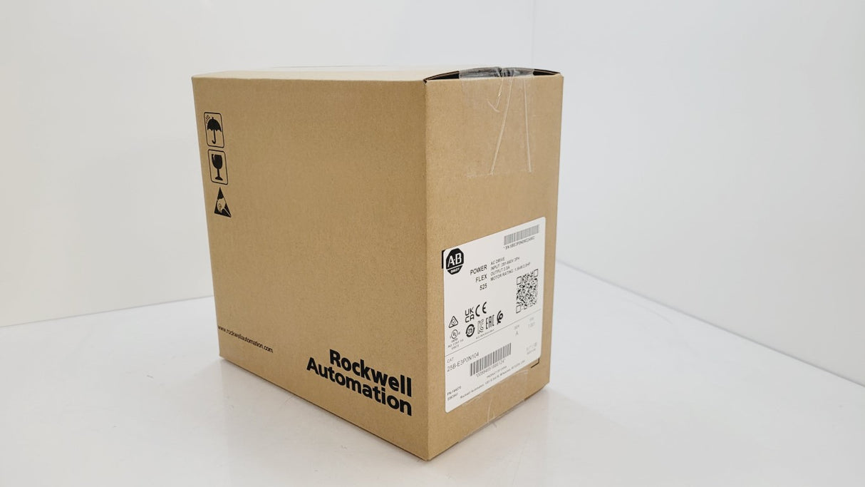 25B-E3P0N104 Allen Bradley PowerFlex 525 AC Drive, 600V 3A 2HP SURPLUS 2022