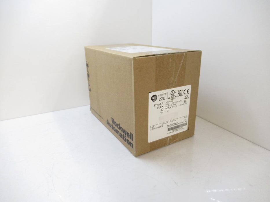 SURPLUS 22B-D1P4N104 Allen Bradley 22BD1P4N104 PowerFlex 40 AC Drive