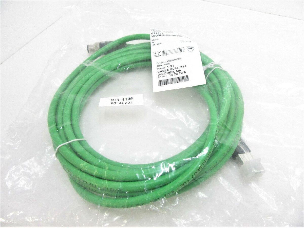 Ifm E12491 VSTGN040ZDS0005L04STGP040--S Ethernet Connection Cable