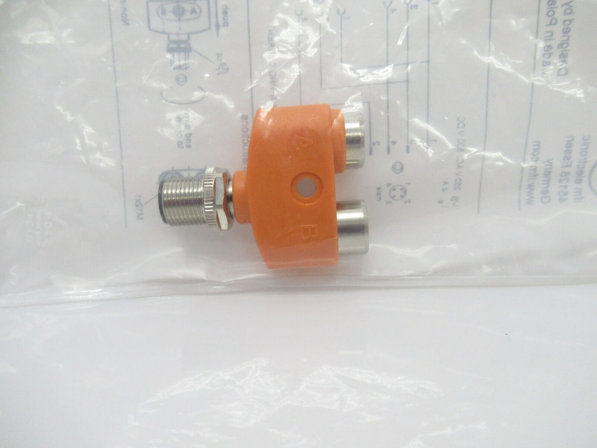 Ifm Electronic EBC113 Y-Splitter, Male M12 To 2 Female M12