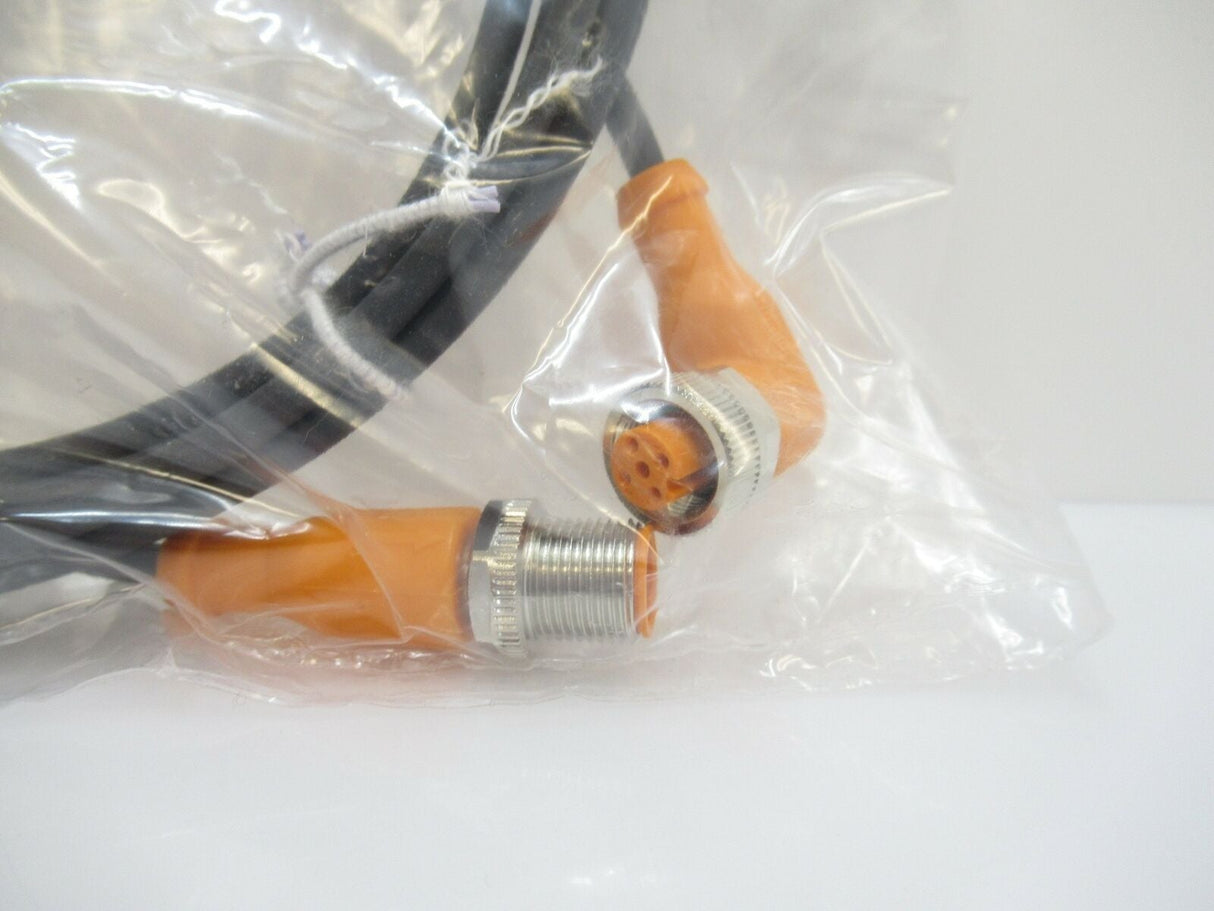 Ifm Electronic EVC101 Patchcord Straight Male To Right Angle Female, 3m