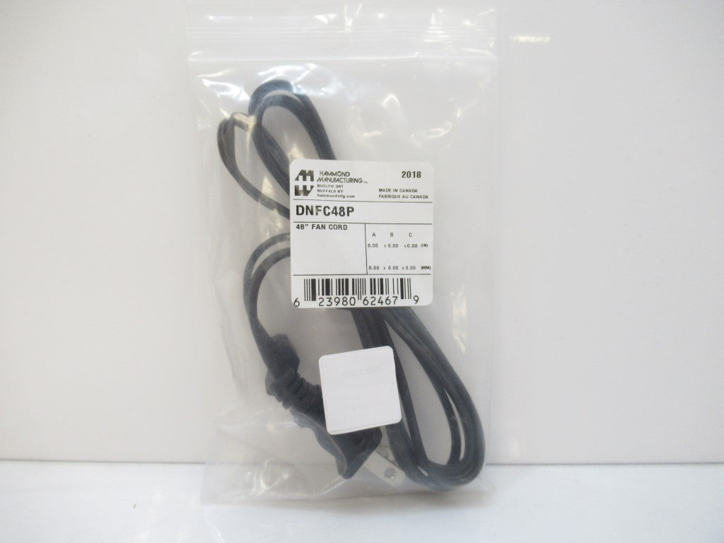 Hammond Manufacturing DNFC48P 48 Inch Fan Cord