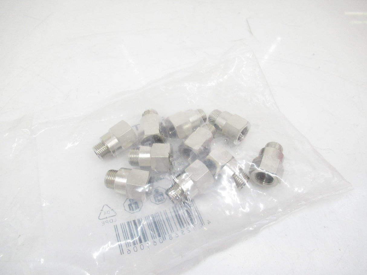 Festo NPFC-E1-2G18-FM 8030298 Brass/Nickel-Plated Extension, Lot Of 10