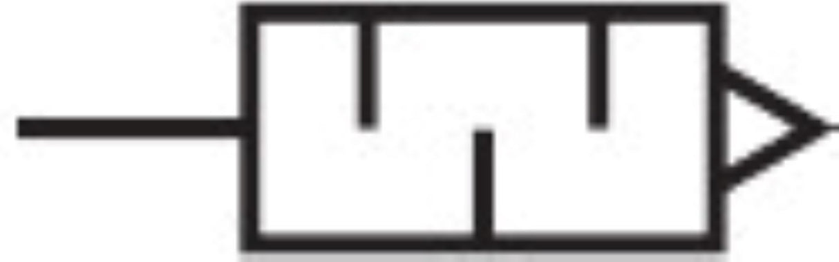 Festo AMTE-M-LH-G14 1205861 G1/4 Pneumatic Muffler