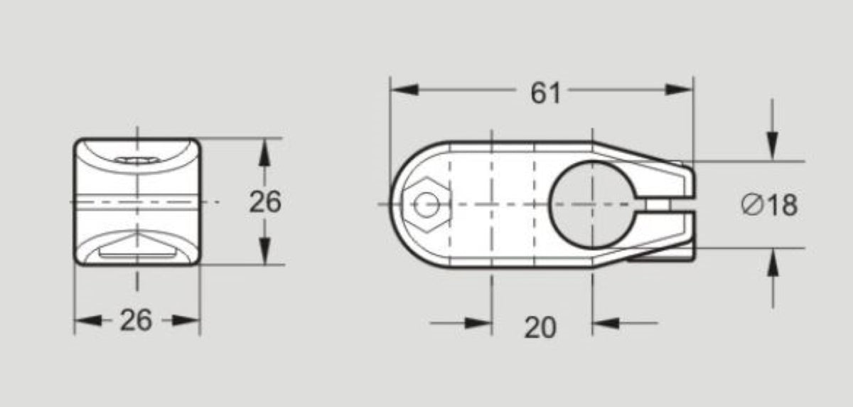 Flexlink XLRX 18 X Cross Connector
