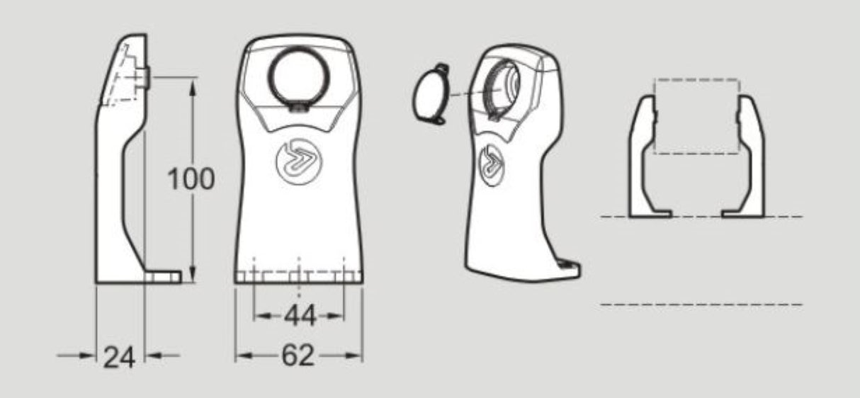 Flexlink XLCT 11X100 C Beam Support Bracket, Sold By Unit