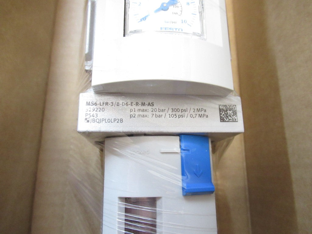 Festo MS6-LFR-3/8-D6-ERM-AS 529220 Filter Regulator
