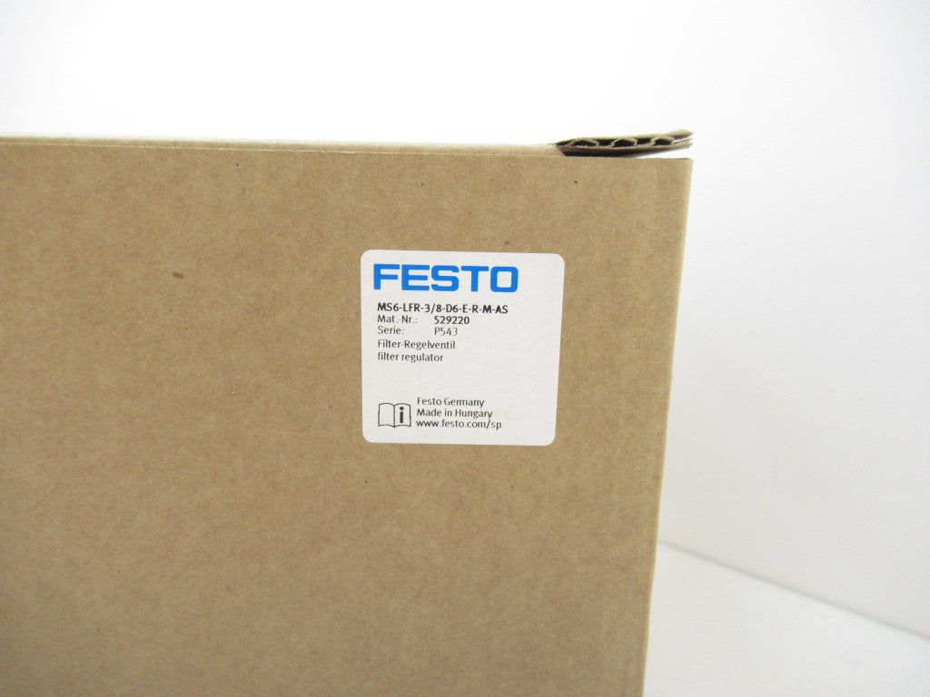 Festo MS6-LFR-3/8-D6-ERM-AS 529220 Filter Regulator