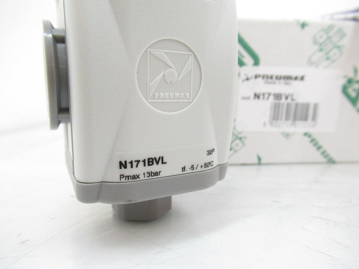 Pneumax N171BVL Shut Off Valve, 1/4"