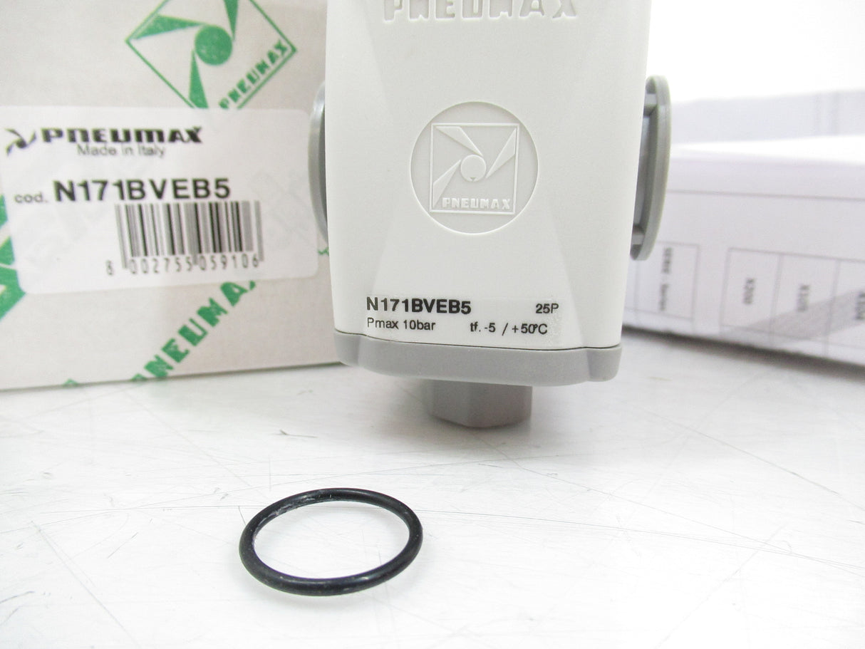 Pneumax N171BVEB5 Electric Shut-Off Valve, 1/4"