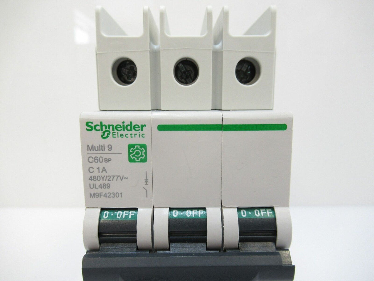 Schneider Electric M9F42301 Circuit-Breaker Multi 9 3-Poles 1A Curve C