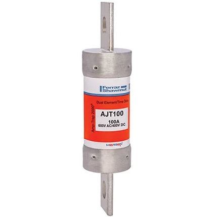 Mersen Ferraz Shawmut AJT100 Time-Delay Fuse, 100A 600VAC 400VDC