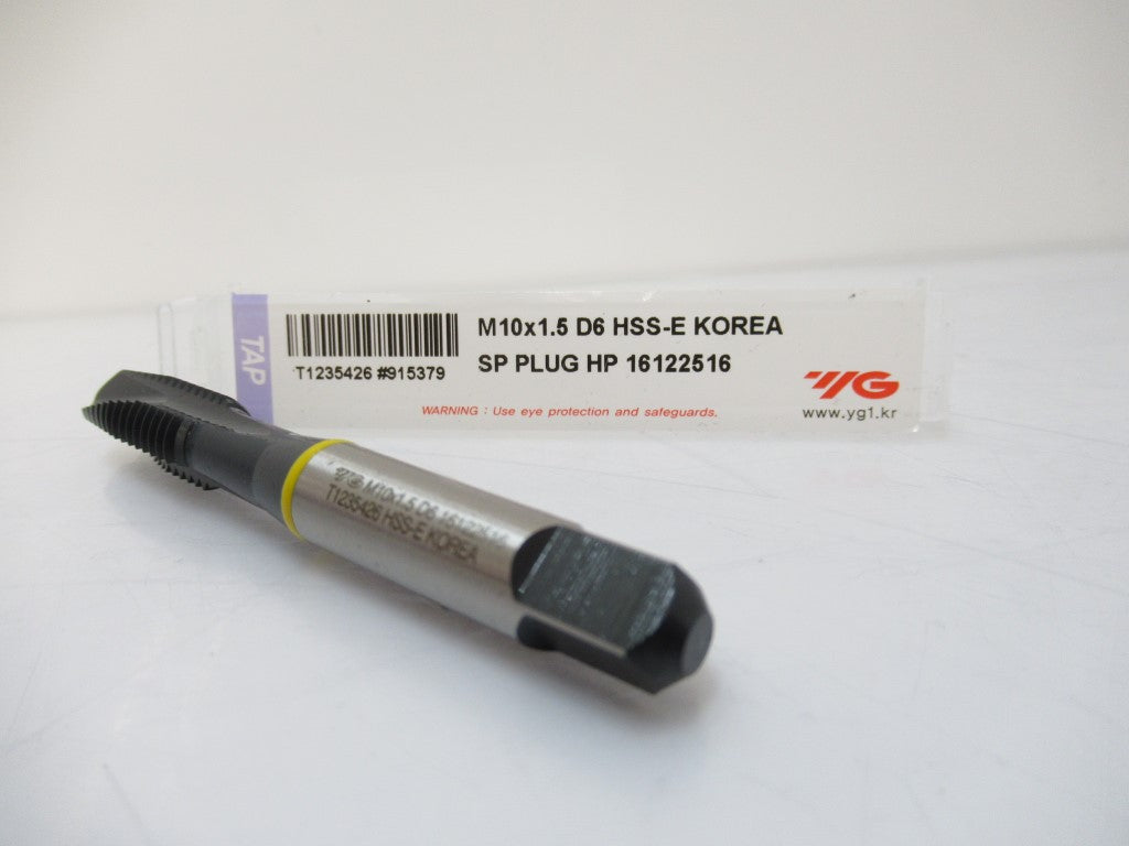 YG-1 915381 M10 X 1.5 D6 Combination Spiral Point Tap, Orange Grade