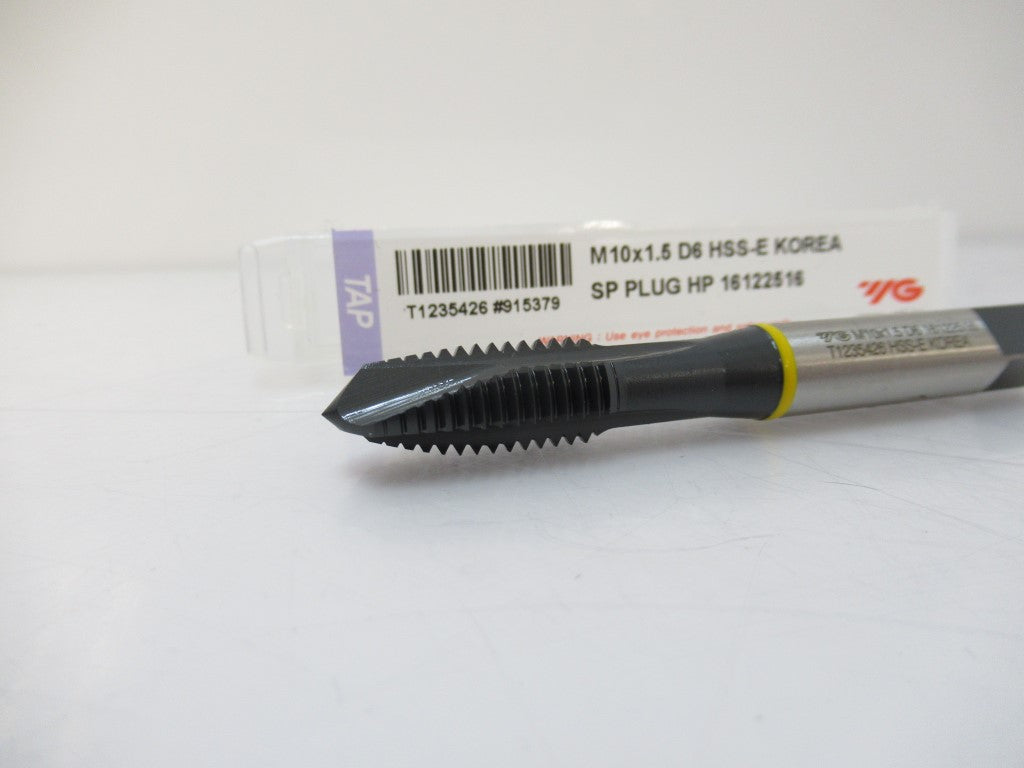 YG-1 M10 X 1.5 D6 Combination Spiral Point Tap, Orange Grade
