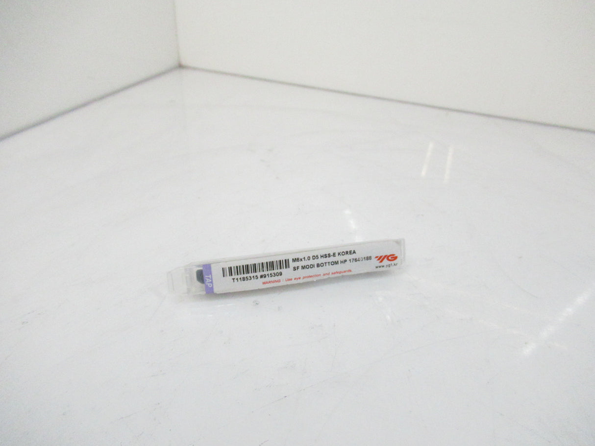 YG 915309 Ring M6X1.0XD5X63.5 Spiral Flute Tap, Sold By Unit