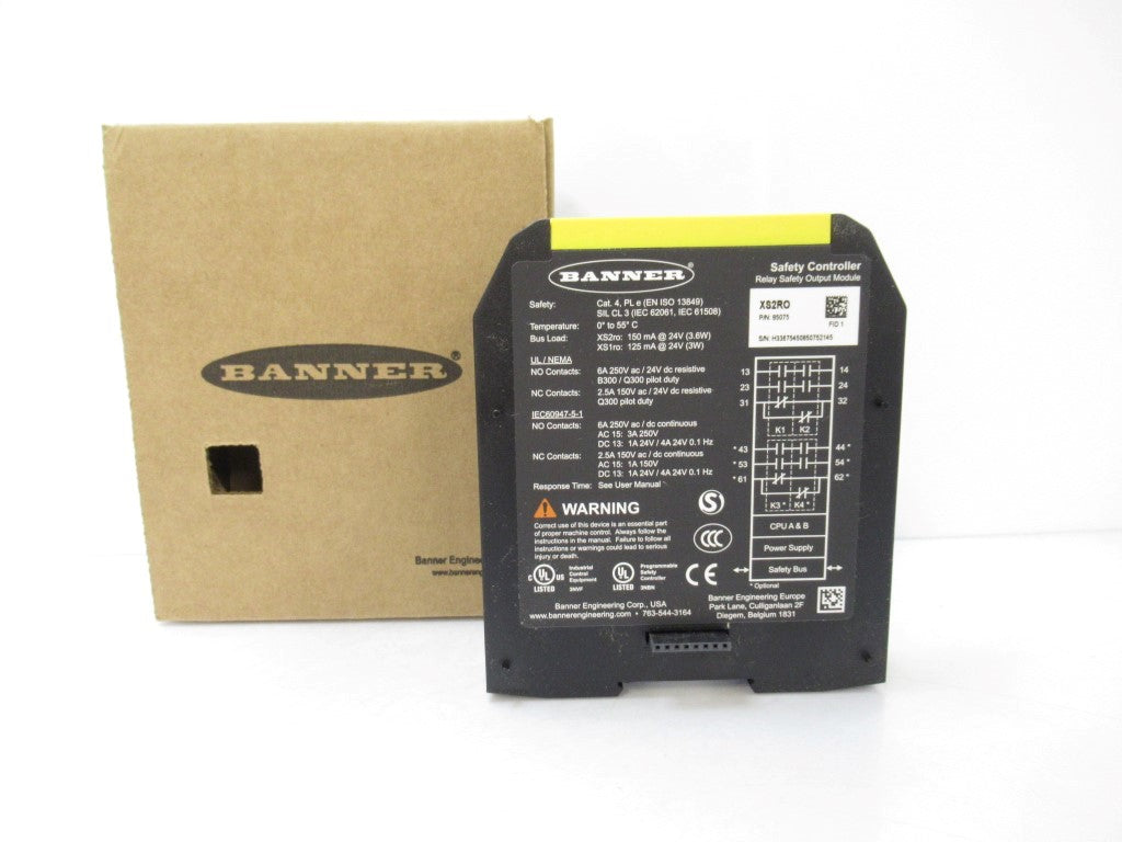 Banner XS2RO 85075 Safety Controller Expansion Module,