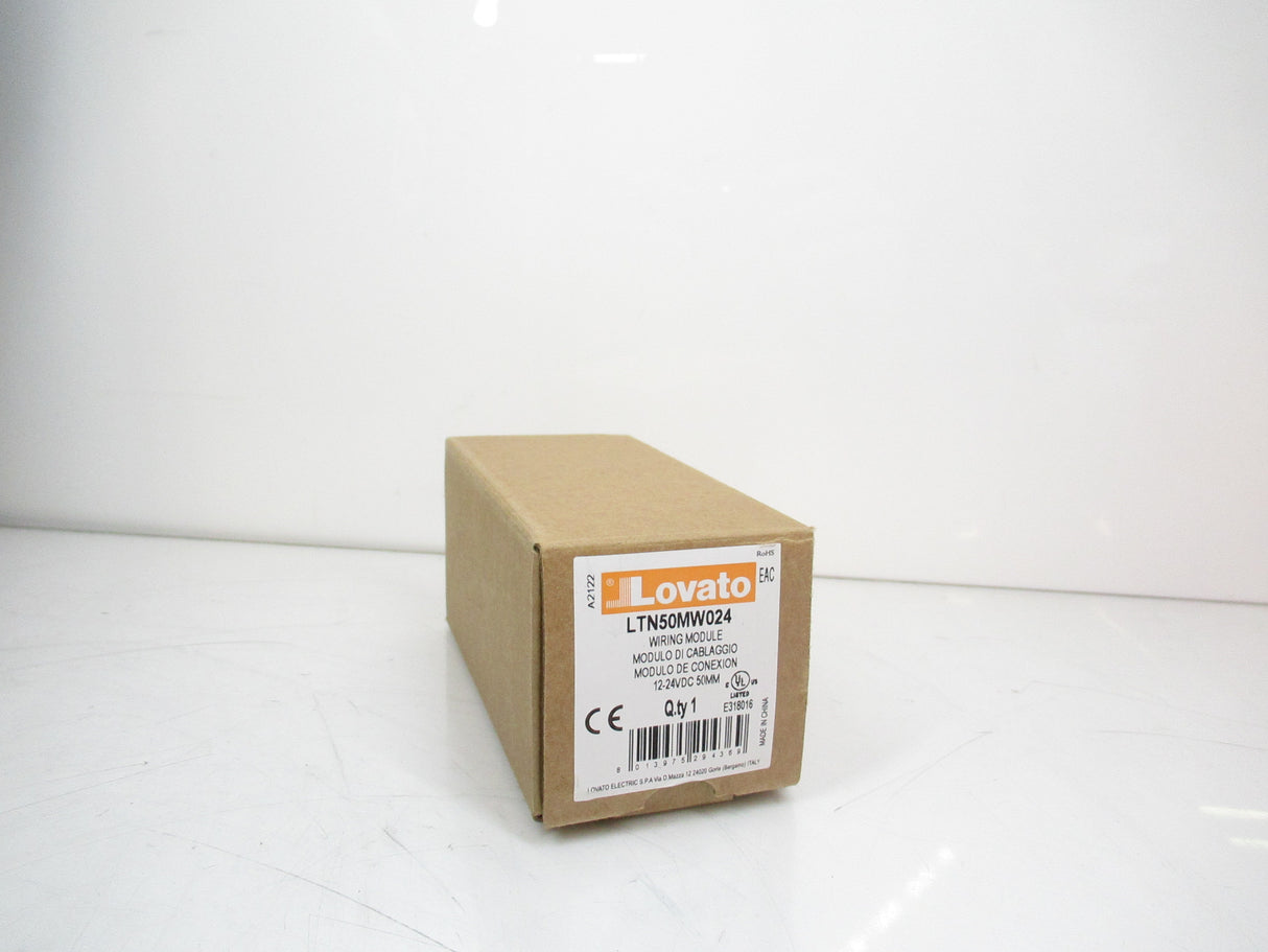 Lovato LTN50MW024 Wiring Module 12-24V DC, 50mm