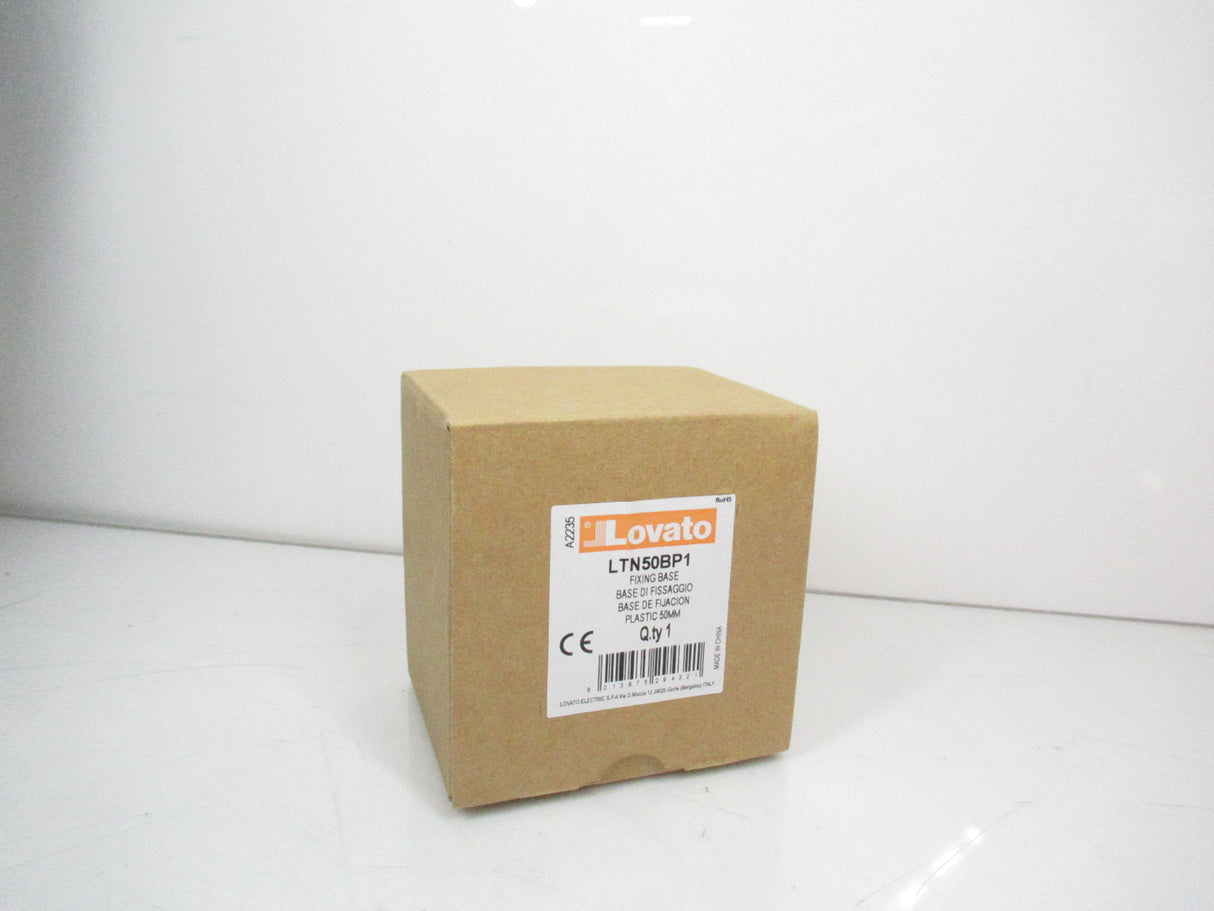 Lovato LTN50BP1 Fixing Base Plastic Horizontal, 50mm