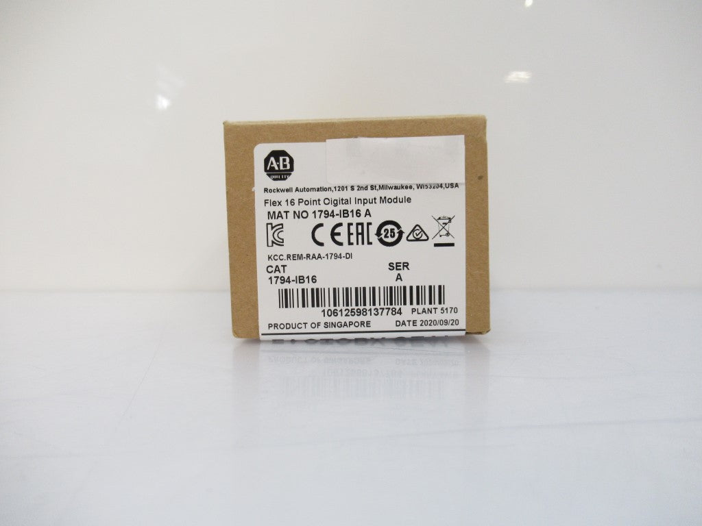 1794-IB16 1794IB16 Allen Bradley 16 Point Digital Input Module Surplus In Box 2020