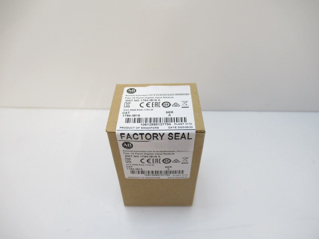 1794-IB16 1794IB16 Allen Bradley 16 Point Digital Input Module Surplus In Box 2020