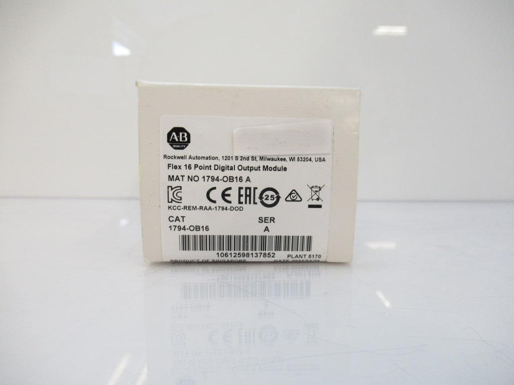1794-OB16 1794OB16 Allen Bradley Flex 16 Point Digital Output Module Surplus In Box