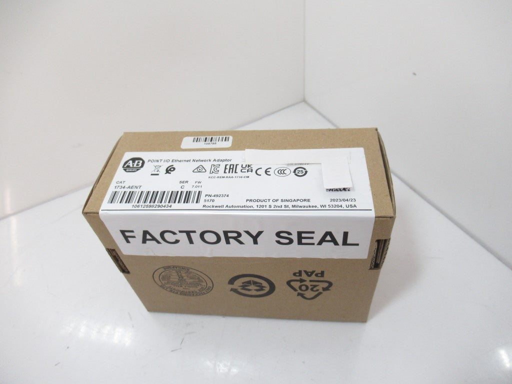 Allen Bradley 1734-AENT Point I/O EtherNet Network Adapter Ser. C Surplus