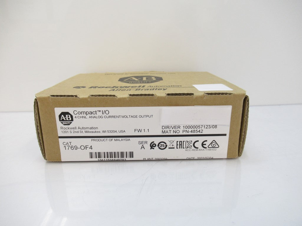 Allen Bradley 1769-OF4 Compact I/O 4-CH Analog Output Module, Surplus 2023