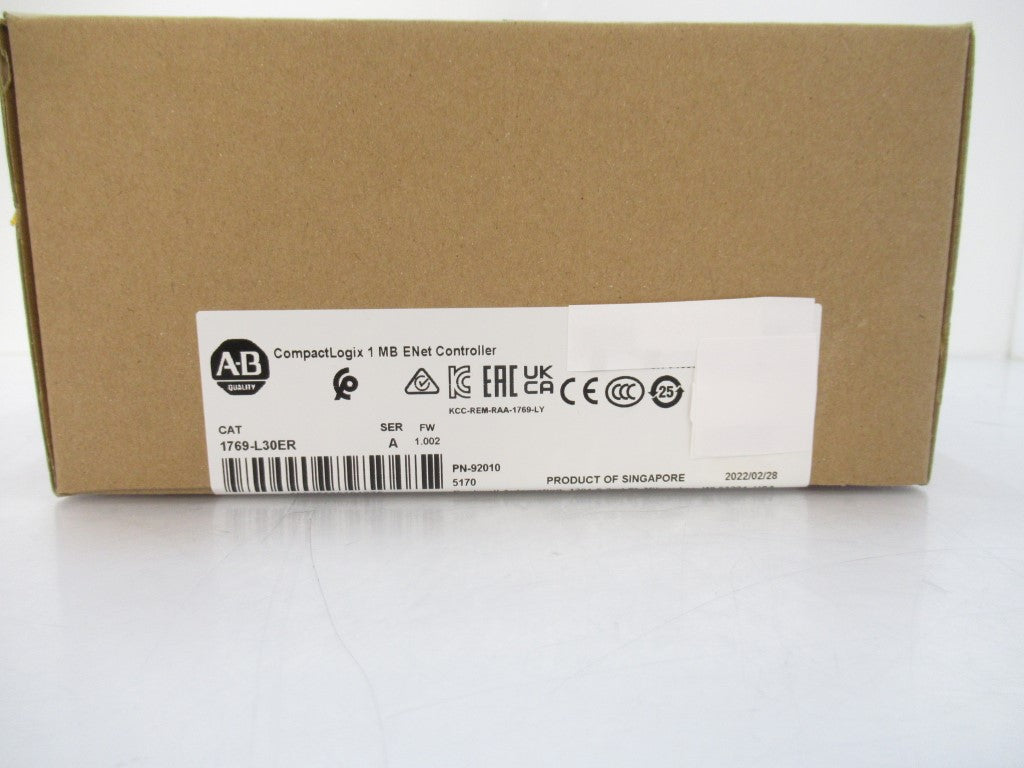 SURPLUS SEALED 1769-L30ER Allen Bradley 1769L30ER CompactLogix ENet Controller