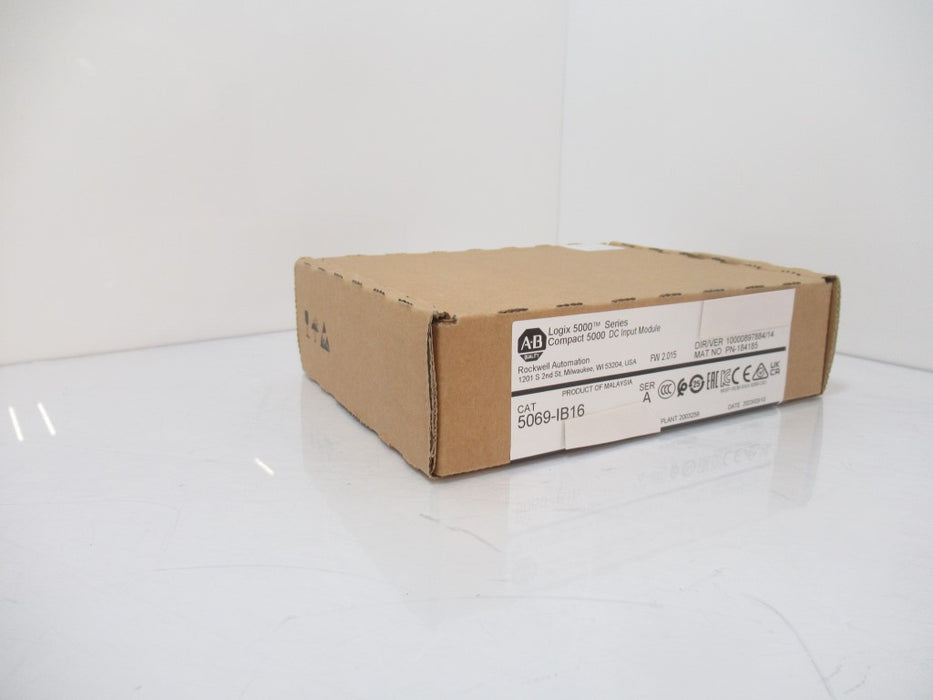 Allen Bradley 5069-IB16 Compact 5000 DC Input Module Series A, SURPLUS SEALED