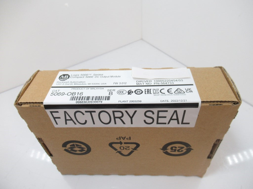 Allen Bradley 5069-OB16 Compact 5000 DC Output Module Ser. B SURPLUS SEALED