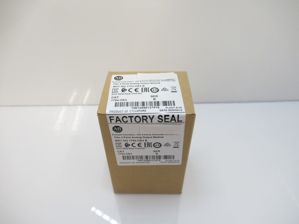 1794-OE4 1794OE4 Allen Bradley Flex 4 Point Analog Output Module Surplus In Box 2022
