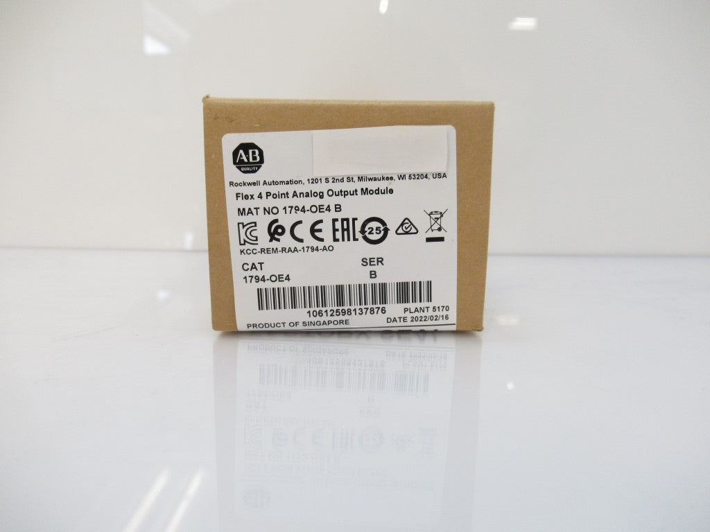 1794-OE4 1794OE4 Allen Bradley Flex 4 Point Analog Output Module Surplus In Box 2022