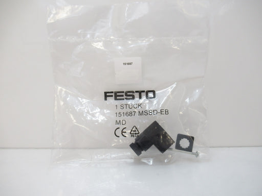 Festo 151687 MSSD-EB Plug Socket For Solenoid Coils And Valves