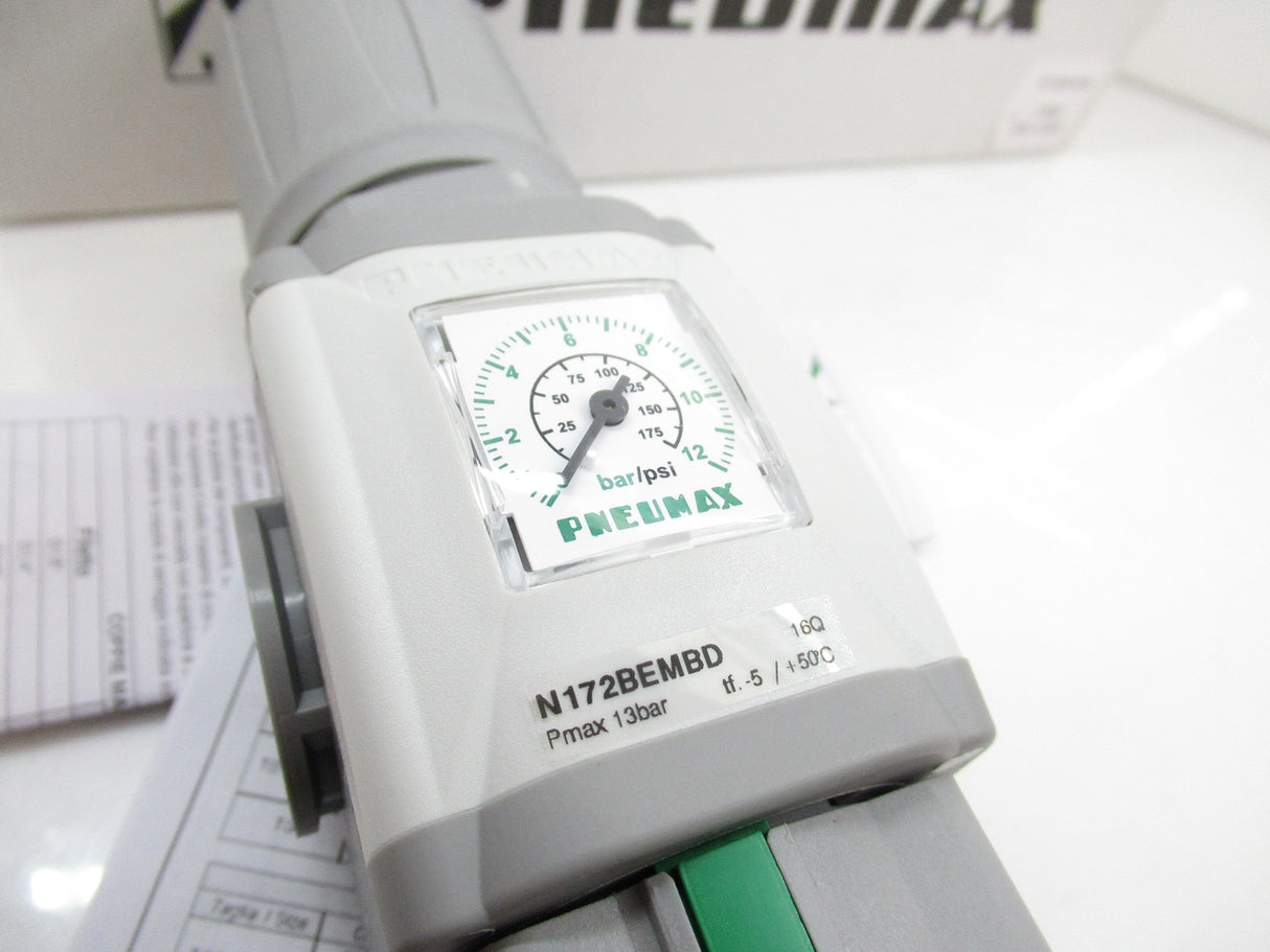 Pneumax N172BEMBD Filter-Regulator 3/8", 20 Microns Filter