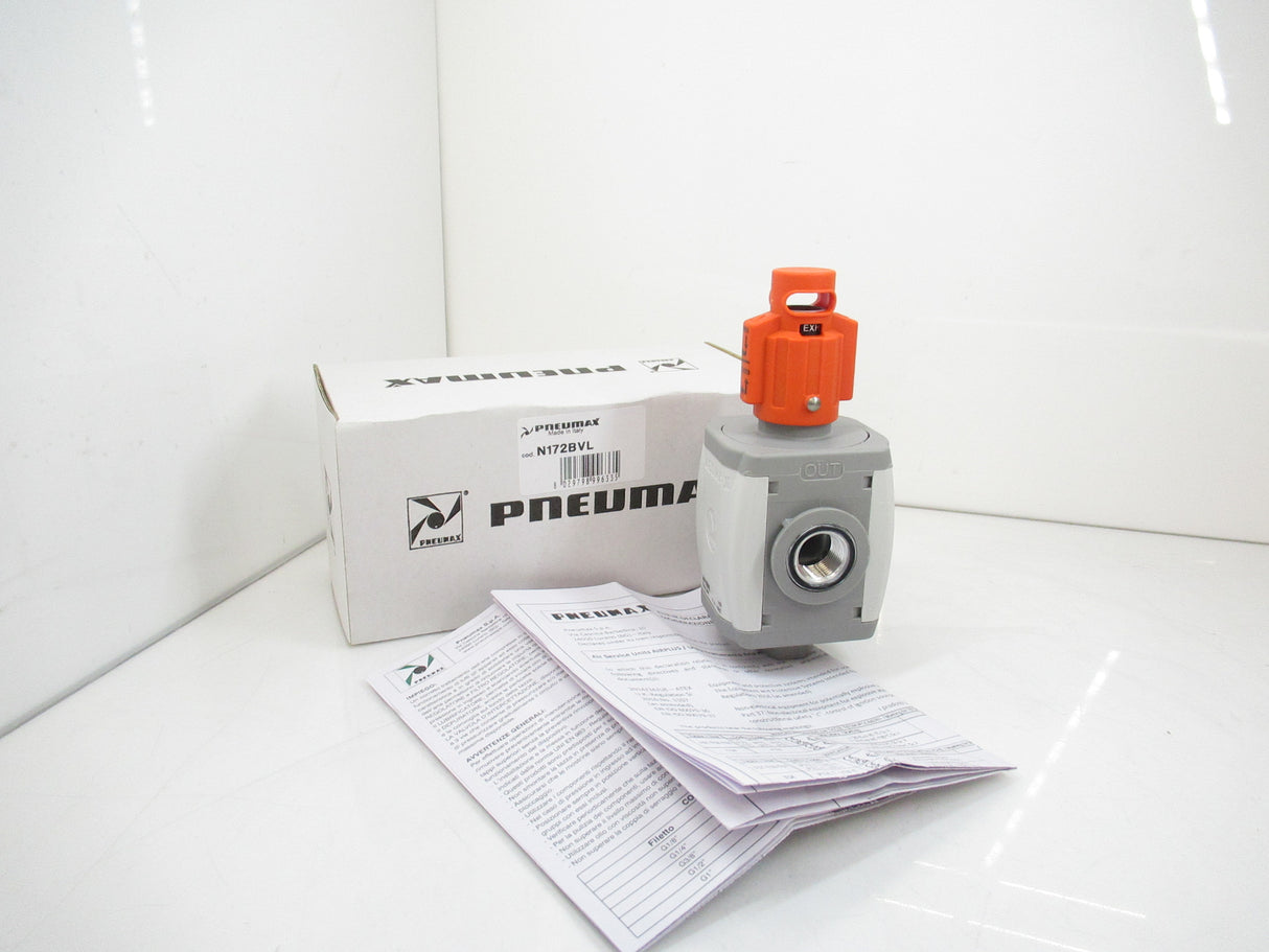 Pneumax N172BVL Manual Shut-Off Valve 3/8"